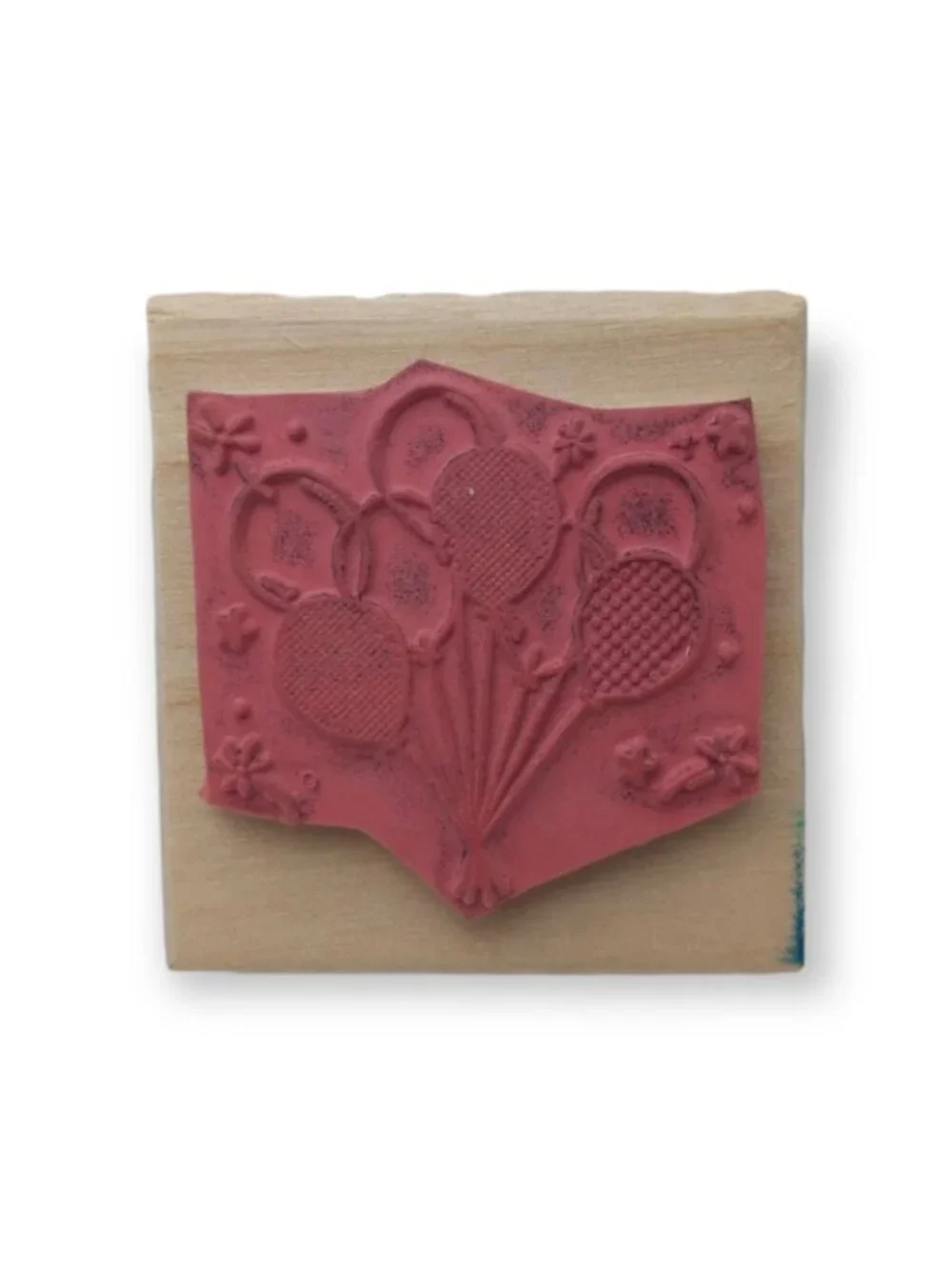 Vintage Happy Birthday 3 Pieces Rubber Stamp Bundle